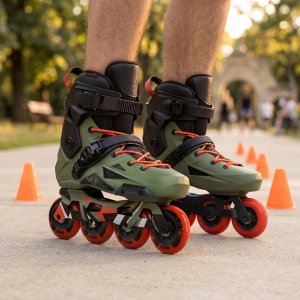 Rolki Nils Extreme NA1601 ŁYŻWOROLKI SLALOMOWE SLAYD ZIELONE ROZM. 47 NILS EXTREME 8