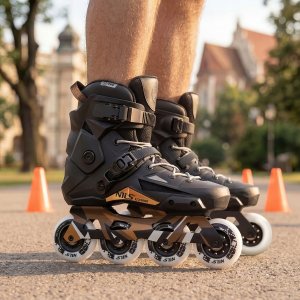 Rolki Nils Extreme Slayd agresywne czarne r. 41 8