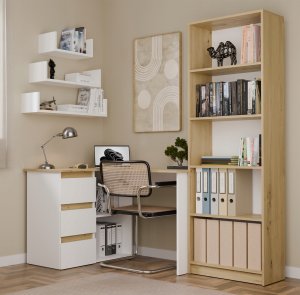 Biurko Nicea Białe 120 cm x 48 cm 2