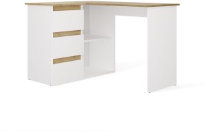 Biurko Nicea Białe 120 cm x 48 cm 7