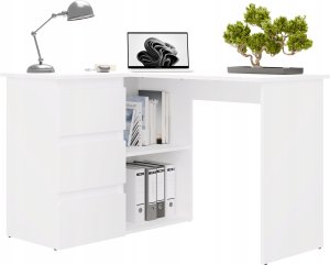Biurko Nicea Białe 120 cm x 48 cm 6