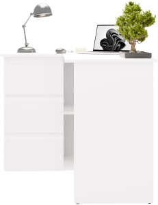 Biurko Nicea Białe 120 cm x 48 cm 7