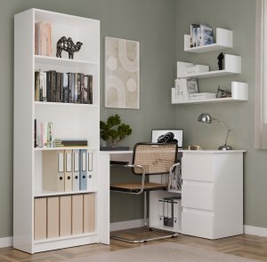 Biurko Nicea Białe 120 cm x 48 cm 2