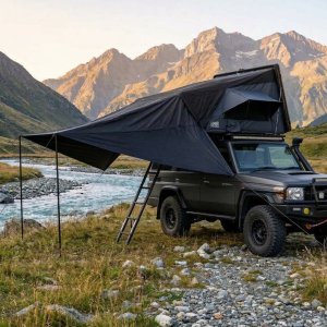 Offlander Zadaszenie do namiotu dachowego OFFLANDER FOLD Y 190 280x350 cm Oxford 210D 5