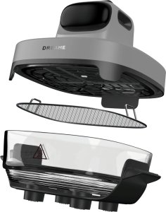 Frytkownica beztłuszczowa Dreame PT60 szara 2