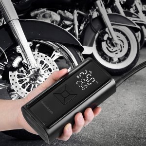 Bee Pompka rowerowa elektryczna Bauerkraft z powerbankiem 6000mAh 12