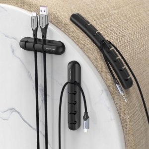 Organizer Vention 5-portowy organizer kabli Vention 2 szt. czarny 7