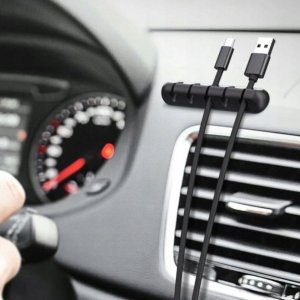 Organizer Vention 5-portowy organizer kabli Vention 2 szt. czarny 9