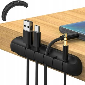 Organizer Vention 5-portowy organizer kabli Vention 2 szt. czarny 10