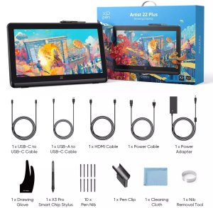 Tablet GRAPHIC TABLET 476.06X267.79MM/ARTIST 22 PLUS XPPEN MD220FH EU (850047528216) 2