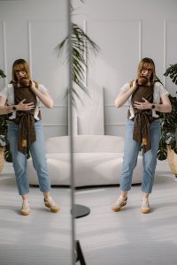 Kavka Nosidełko Kavka Handy Pro: Heban Linen Regulowane 6