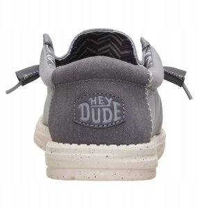 HEY DUDE Hey Dude Wally Stretch Canvas 40700-1XA szary 43 5