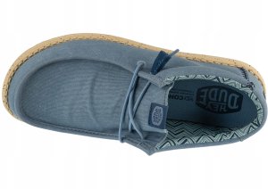 HEY DUDE Hey Dude Wally Stretch Canvas 40700-5DD Blue 47 3
