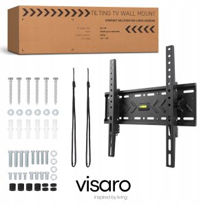 Grape Visaro WMT75 Tilting Wall Mount for 43"-75" TVS, Black 4