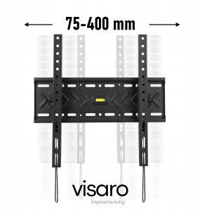 Grape Visaro WMT75 Tilting Wall Mount for 43"-75" TVS, Black 9