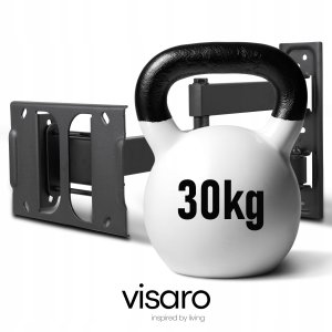 Grape Visaro WMA75 Full Motion TV Wall Mount for 43"-75" TVs, Black 6