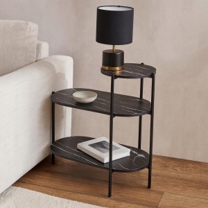 Home Styling Collection Stolik 3-poziomowy FRONTI,  64 x 33 x 63 cm 2