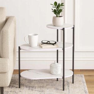 Home Styling Collection Stolik 3-poziomowy FRONTI,  64 x 33 x 63 cm 2