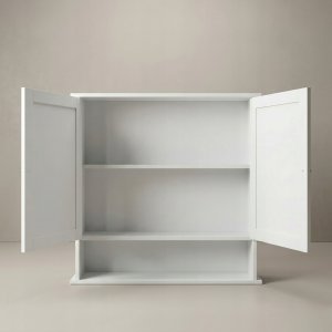 Edaxo Wisząca szafka łazienkowa z lustrem LUMA, 56 x 13 x 58 cm 6