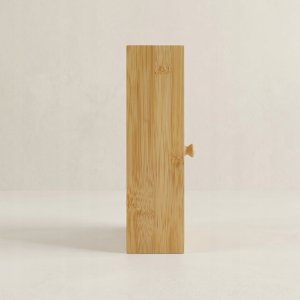 Ikonka Wisząca szafka na klucze KIZU, 19 x 27 x 6 cm, bambus 2