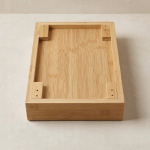 Ikonka Wisząca szafka na klucze KIZU, 19 x 27 x 6 cm, bambus 10