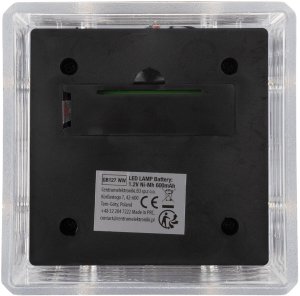 GreenBlue Lampa solarna LED na słupek GreenBlue, 100x100mm, daszek kopertowy, 3200K, GB128 WW 4