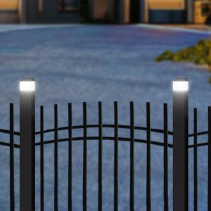 GreenBlue Lampa solarna LED na słupek GreenBlue, 100x100mm, daszek kopertowy, 3200K, GB128 WW 8