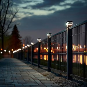 GreenBlue Lampa solarna LED na słupek GreenBlue, 100x100mm, daszek kopertowy, 3200K, GB128 WW 9