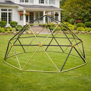 LeanToys Kopuła Wspinaczkowa Ogrodowa Dla Dzieci Plac Zabaw 300x143 cm 10FT 2