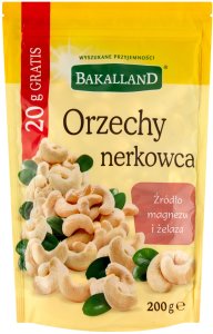 bakalland Orzechy nerkowca BAKALLAND, 200g 2