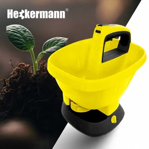 Heckermann SIEWNIK AUTOMATYCZNY ELEKTRYCZNY ROZSIEWACZ NASION NAWOZU SOLI 2,7L 2