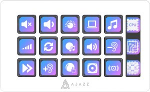 Ajazz Kontroler do streamingu Ajazz AKP153E USB White 2