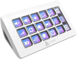 Ajazz Kontroler do streamingu Ajazz AKP153E USB White 5