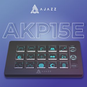Ajazz Kontroler do streamingu Ajazz AKP153E USB Black 6
