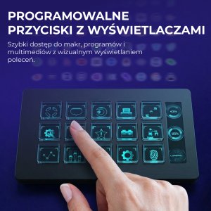 Ajazz Kontroler do streamingu Ajazz AKP153E USB Black 7