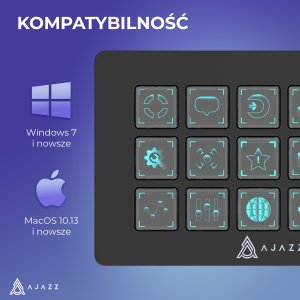 Ajazz Kontroler do streamingu Ajazz AKP153E USB Black 14