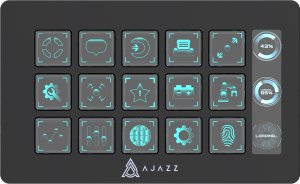 Ajazz Kontroler do streamingu Ajazz AKP153E USB Black 2