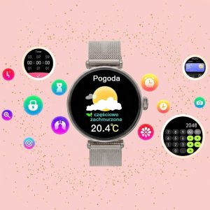 Smartwatch Gravity Zegarek dziecięcy SMARTWATCH GRAVITY GT26-8 SR/SR/WH 5