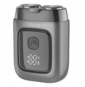 Osom Oral Care maszynka do golenia do włosów i brody OSOM LED Metal Body Dual Blade Rotary Shaver OSOM02973 szary 2