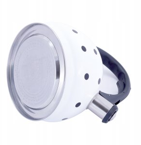 Kamille Czajnik ze stali nierdzewnej z gwizdkiem 2 0 L (biała) 1070 WH 1070 WH (5903148927572) 4