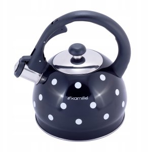 Kamille Czajnik ze stali nierdzewnej z gwizdkiem 2 0 L (biała) 1070 WH 1070 WH (5903148927572) 6