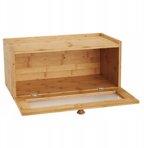 Chlebak Klausberg Bambusa pudełko na chleb z akrylowym przodem 40 × 24 5 × 19 cm KB 7924 KB 7924 (5908287279247) 3