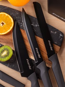 Kamille Zestaw noży z uchwytem 6 gab. 7615 7615 (5904734063834) 3