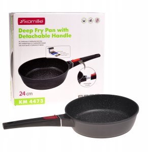 Patelnia Kamille Głęboka patelnia 24 cm z uchwytem do zdejmowania 4473 KAMILLE 4473 (5904734061779) 7