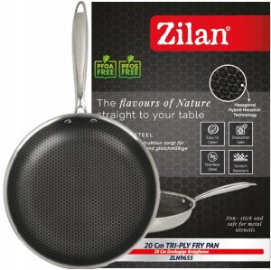 Patelnia Zilan ZLN 9655 patelnia stal nierdzewna odporna na zarysowania 20 cm ZLN 9655 (8682744809655) 7