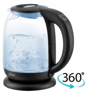 Czajnik Zilan ZILAN ZLN 3956 elektryczna czajnik 2200 W 1 7 l kontrola temperatury oświetlenie LED szklana k ZLN 3956 7
