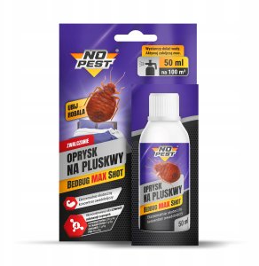 NO PEST ULTRA MOCNY PREPARAT UTRWALACZ OPRYSK ŚRODEK NA PLUSKWY DOMOWE NO PEST 50ML 6