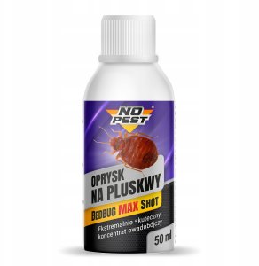 NO PEST ULTRA MOCNY PREPARAT UTRWALACZ OPRYSK ŚRODEK NA PLUSKWY DOMOWE NO PEST 50ML 8