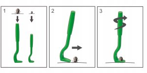 KICK THE TICK KLESZCZOŁAPKI ŁAPKI PRZYRZĄD DO WYCIĄGANIA USUWANIA KLESZCZY TICK TWISTER 4