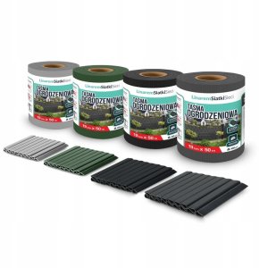 Cavatorta TAŚMA OGRODZENIOWA KOLOR BRĄZOWY 19cmx50m +UV OSŁONA NA OGRODZENIA PANELOWE 6